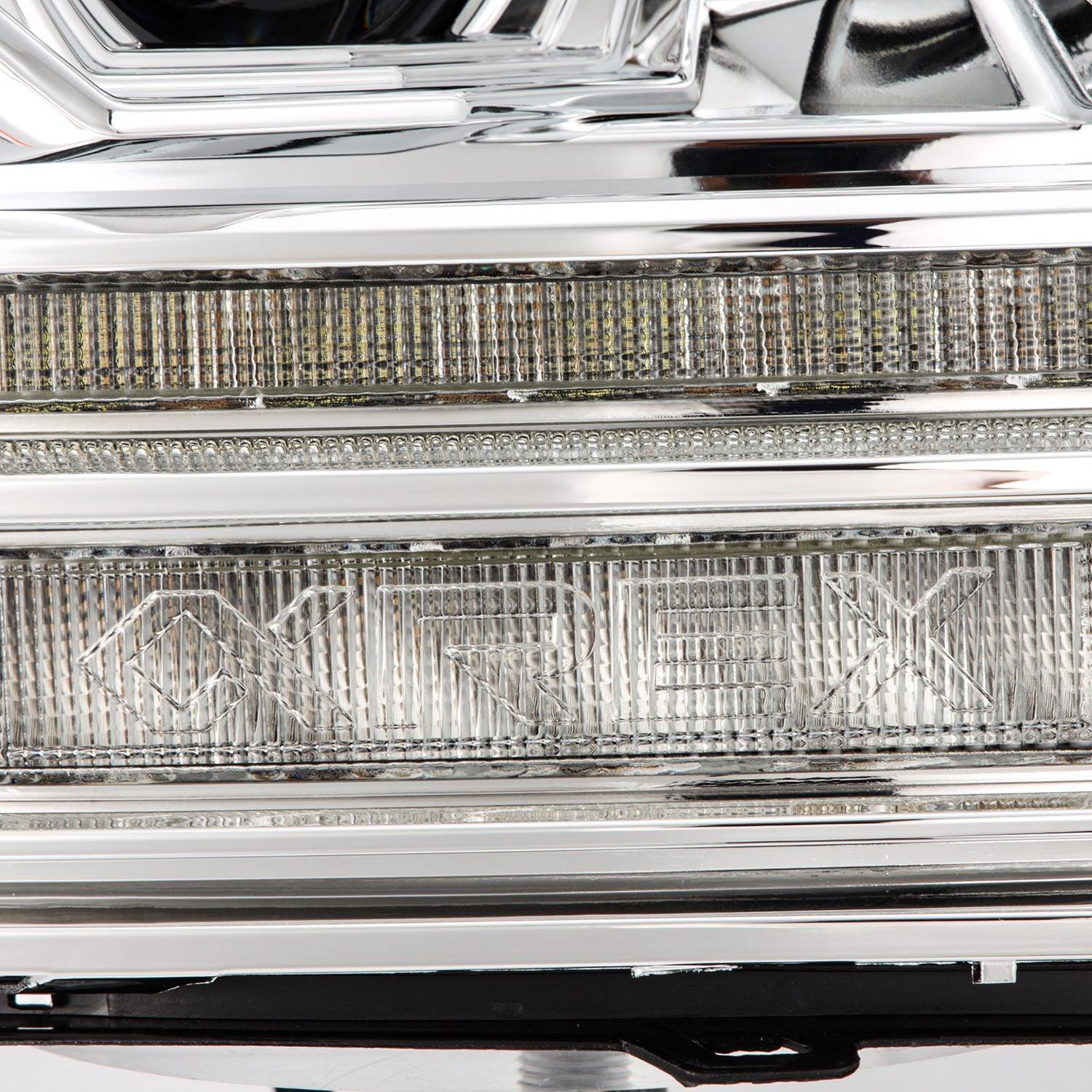 Alpha Rex 09-18 Ram Truck LUXX-Series (5th Gen 2500 G2 Style) LED Projector Headlights Chrome