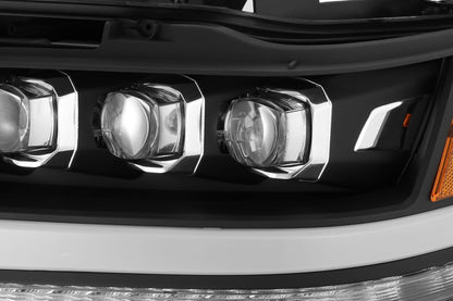 Alpha Rex 19-22 Ram 1500 NOVA-Series LED Projector Headlights Black