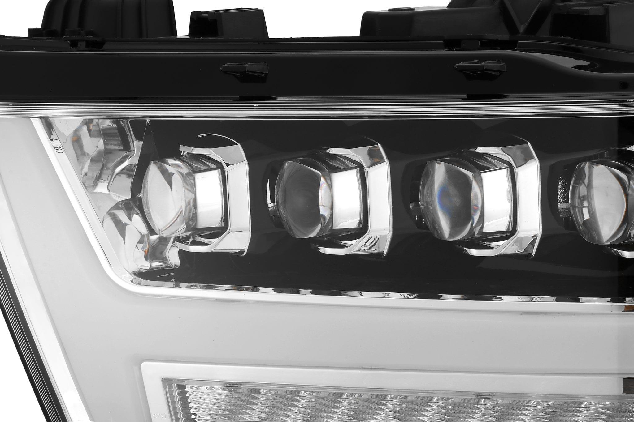 Alpha Rex 19-22 Ram 1500 NOVA-Series LED Projector Headlights Chrome