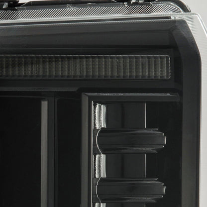 Alpha Rex 05-07 Ford Super Duty LUXX-Series LED Projector Headlights Alpha-Black