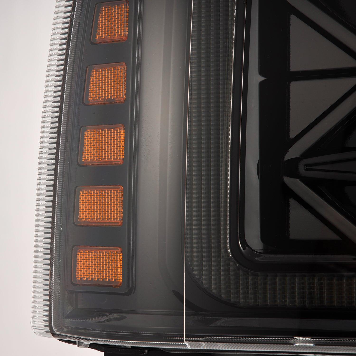 Alpha Rex 05-07 Ford Super Duty LUXX-Series LED Projector Headlights Alpha-Black