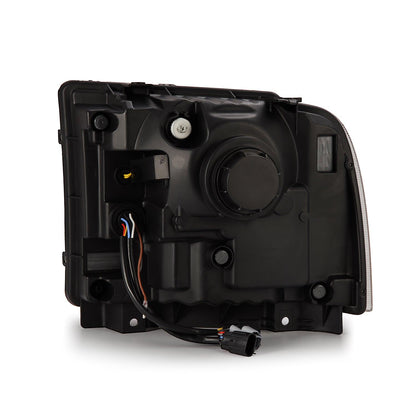 Alpha Rex 05-07 Ford Super Duty LUXX-Series LED Projector Headlights Alpha-Black