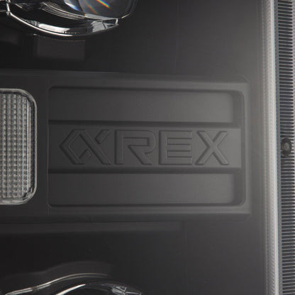 Alpha Rex 08-10 Ford Super Duty NOVA-Series LED Projector Headlights Black