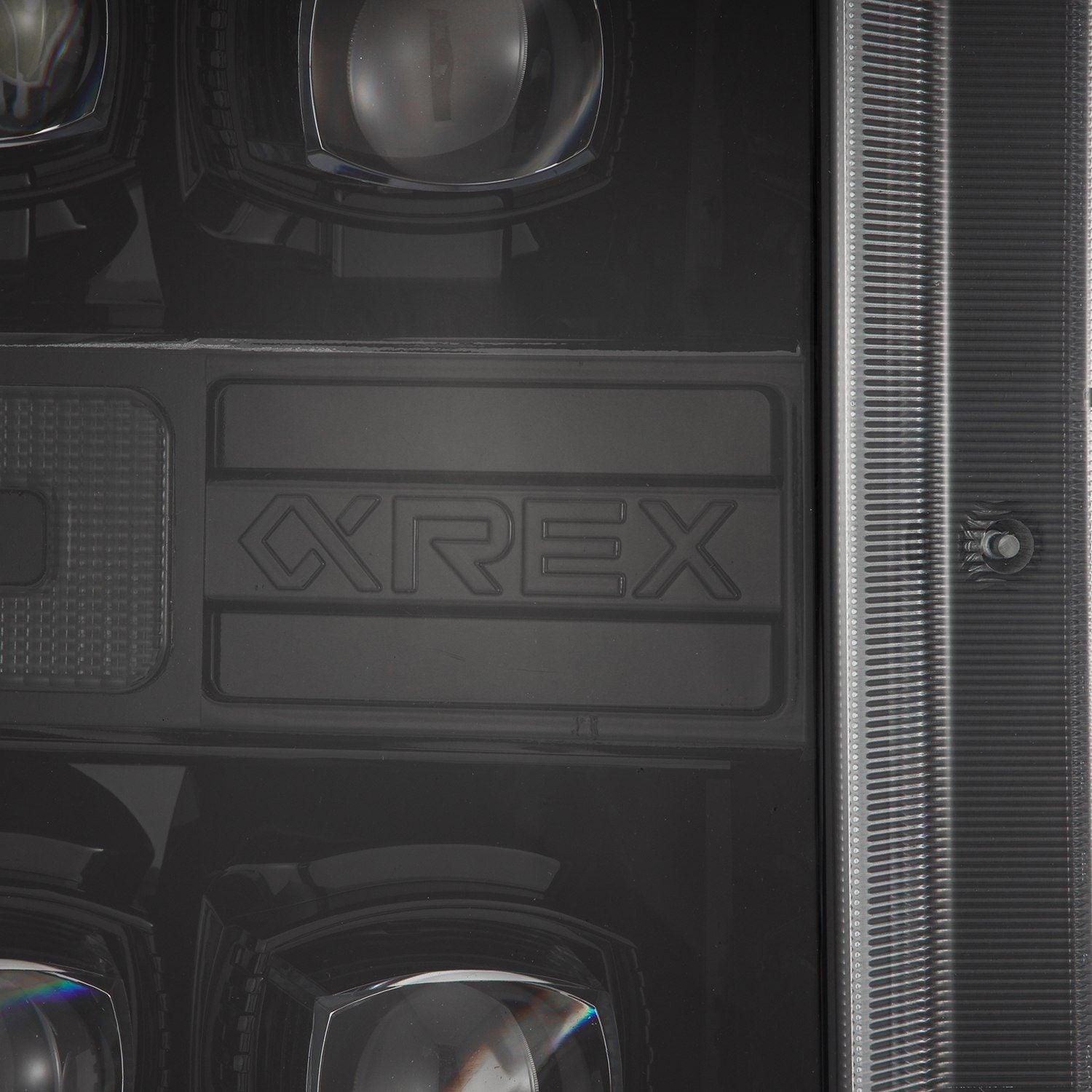 Alpha Rex 08-10 Ford Super Duty NOVA-Series LED Projector Headlights Alpha-Black