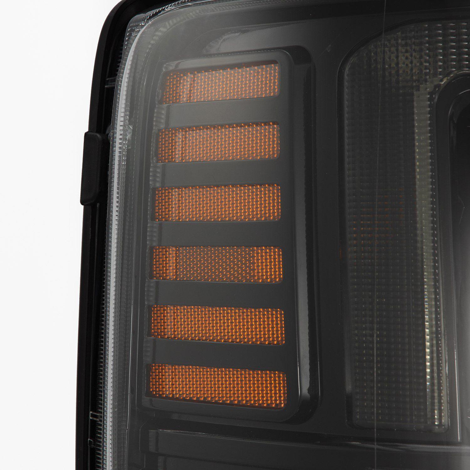 Alpha Rex 08-10 Ford Super Duty NOVA-Series LED Projector Headlights Alpha-Black