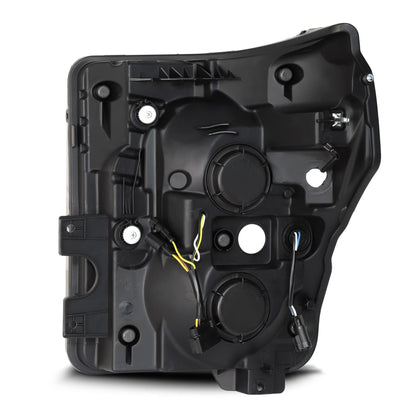 Alpha Rex 11-16 Ford Super Duty NOVA-Series LED Projector Headlights Alpha-Black