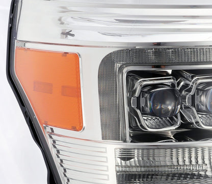 Alpha Rex 11-16 Ford Super Duty NOVA-Series LED Projector Headlights Chrome