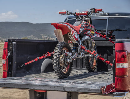 Heavy Duty Motorcycle/ATV Tie-Down Kit - Red - SpeedStrap