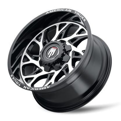AMERICAN TRUXX AMERICAN TRUXX DESTINY AT1913 GLOSS BLACK MILLED 24X14 8-170 -76MM 125.2MM