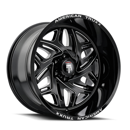 AMERICAN TRUXX AMERICAN TRUXX EUPHORIA AT1914 BLACK MILLED 22X12 6-135 -44MM 87.1MM