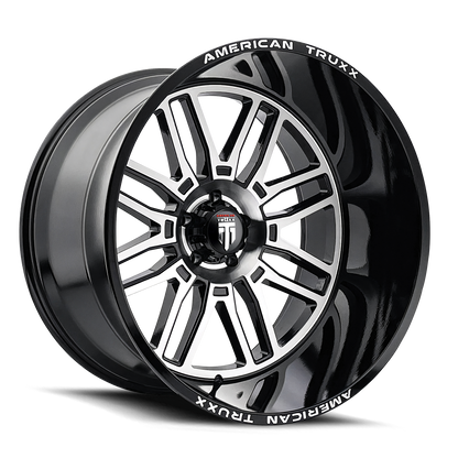 AMERICAN TRUXX AMERICAN TRUXX RESTLESS AT1915 BLACK MILLED 20X10 5-127 -25MM 78.1MM