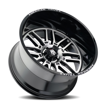 AMERICAN TRUXX AMERICAN TRUXX RESTLESS AT1915 BLACK MILLED 20X10 5-127 -25MM 78.1MM