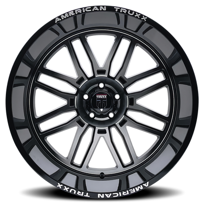 AMERICAN TRUXX AMERICAN TRUXX RESTLESS AT1915 BLACK MACHINED 24X14 6-135 -76MM 87.1MM