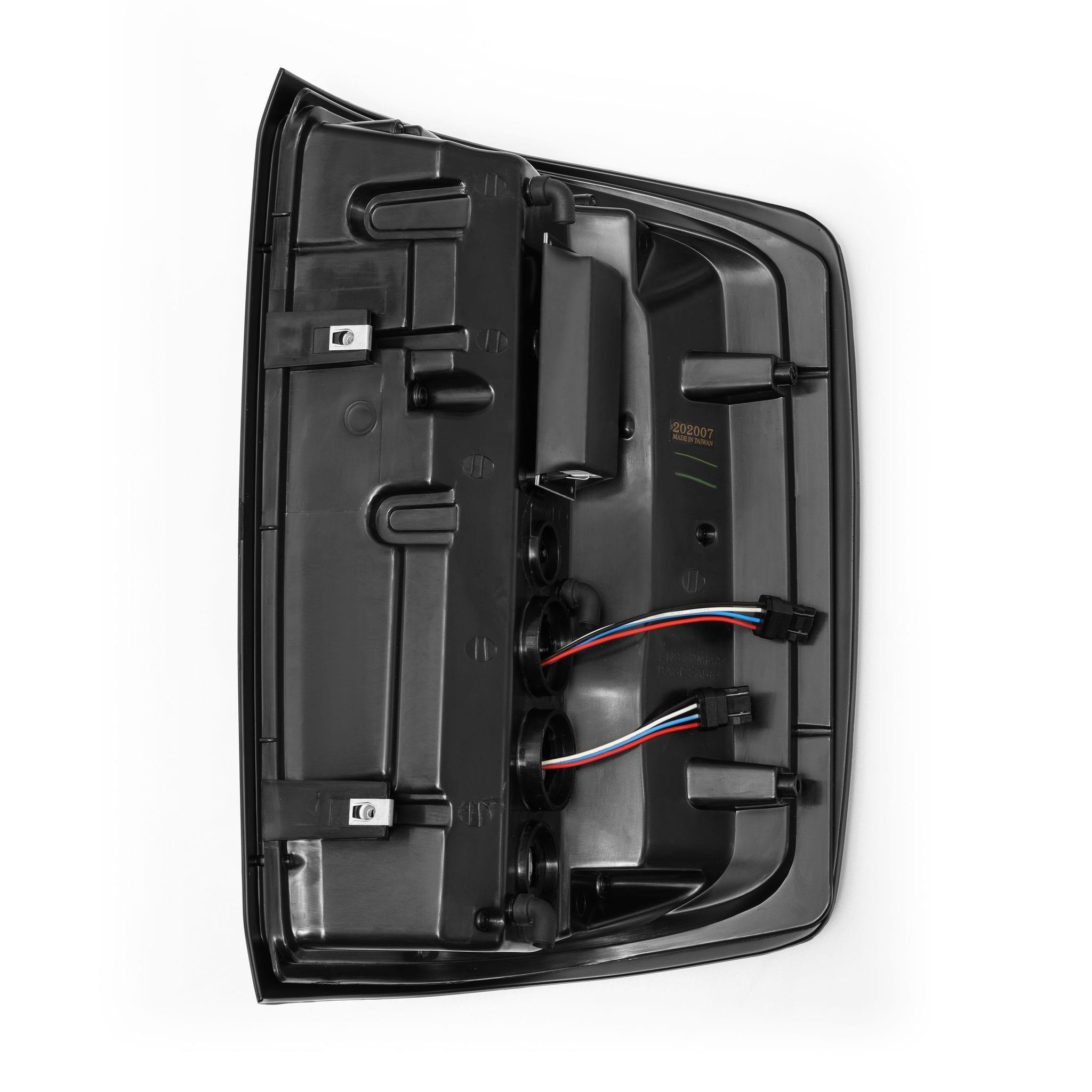 Alpha Rex 14-18 Chevrolet Silverado 1500 / 15-19 Silverado 2500HD/3500HD / 15-19 GMC Sierra 3500HD Dually PRO-Series LED Tail Lights Jet Black (ETA mid of Aug)