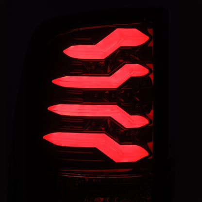 Alpha Rex 09-18 Ram Truck PRO-Series LED Tail Lights Jet Black