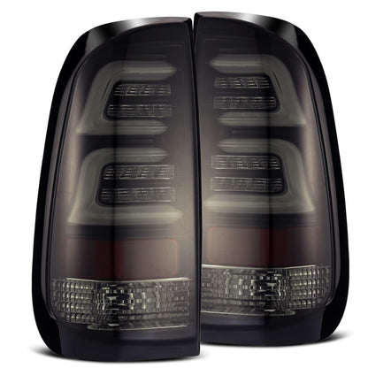 Alpha Rex 97-03 Ford F150 / 99-16 F250/F350 Super Duty PRO-Series LED Tail Lights Jet Black