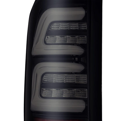 Alpha Rex 97-03 Ford F150 / 99-16 F250/F350 Super Duty PRO-Series LED Tail Lights Jet Black