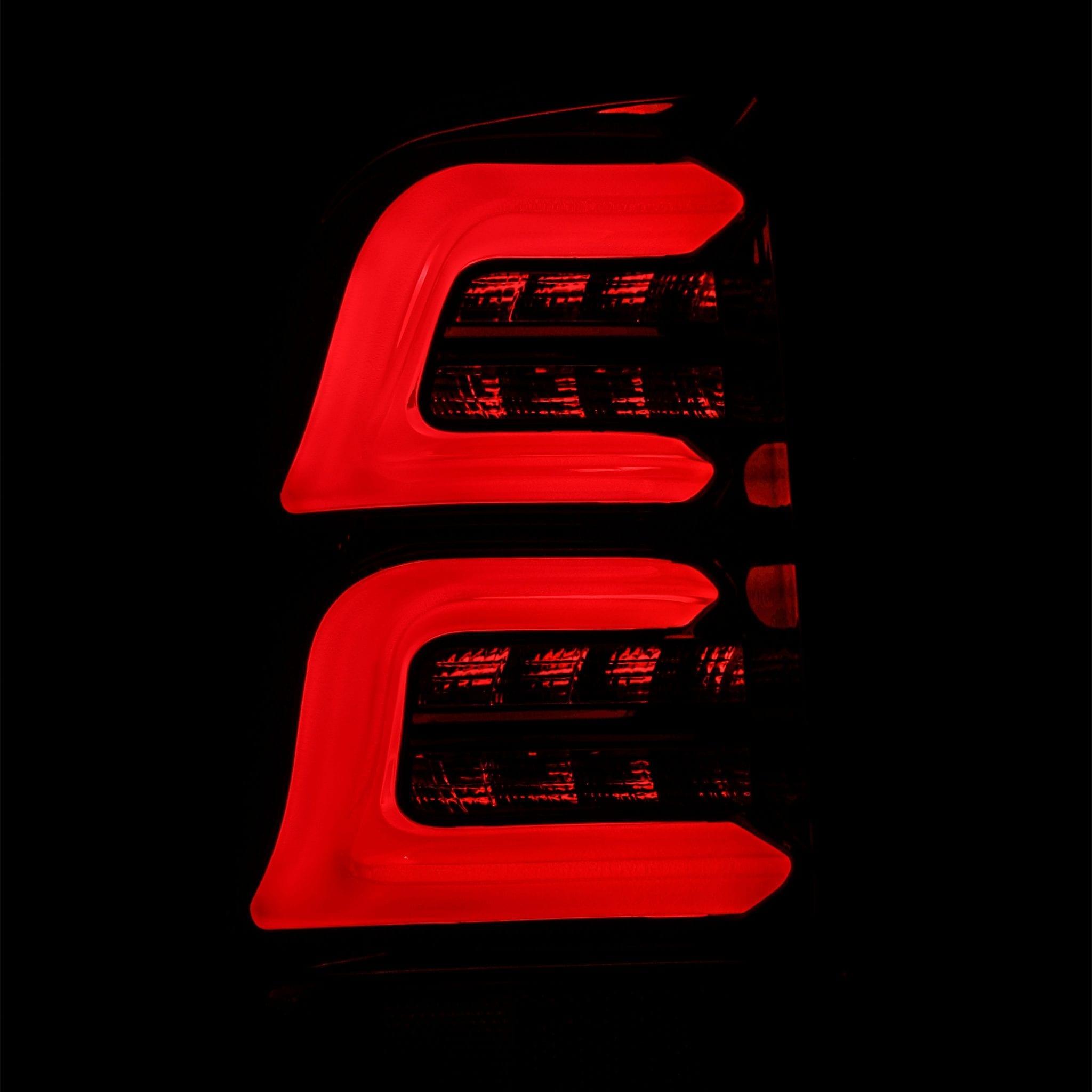 Alpha Rex 97-03 Ford F150 / 99-16 F250/F350 Super Duty PRO-Series LED Tail Lights Jet Black