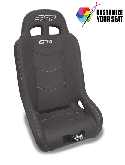 GT4 Rear Suspension Seat for Polaris RZR XP4 1000, XP4 Turbo, XP4 Turbo S, PRO XP4, PRO R4, PRO S4, Turbo R4 - New Glory