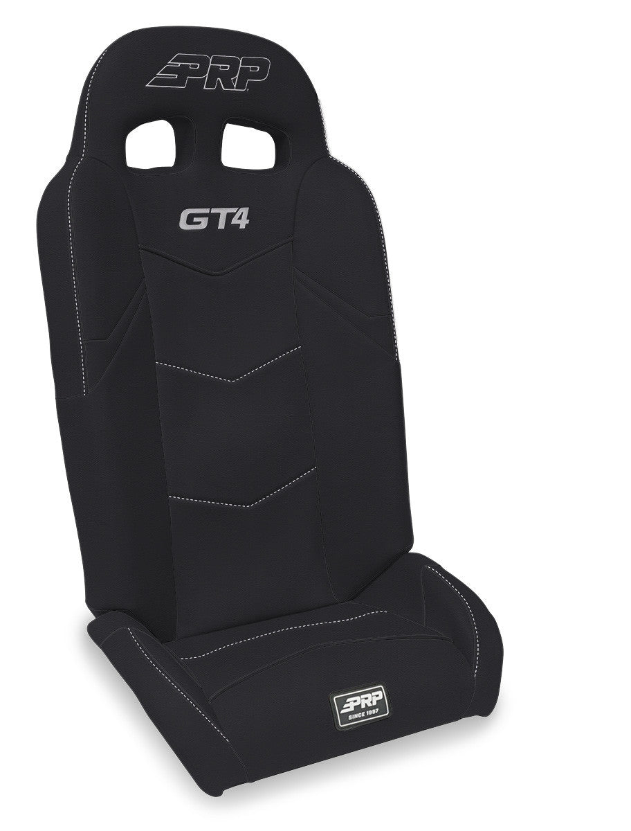 GT4 Fold Flat Rear Suspension Seats for Polaris RZR PRO XP4, PRO R4, Turbo R4 (Pair) - Black