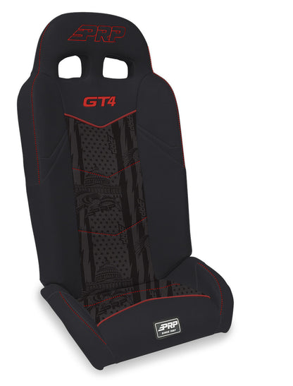 GT4 Fold Flat Rear Suspension Seats for Polaris RZR PRO XP4, PRO R4, Turbo R4 (Pair) - Custom