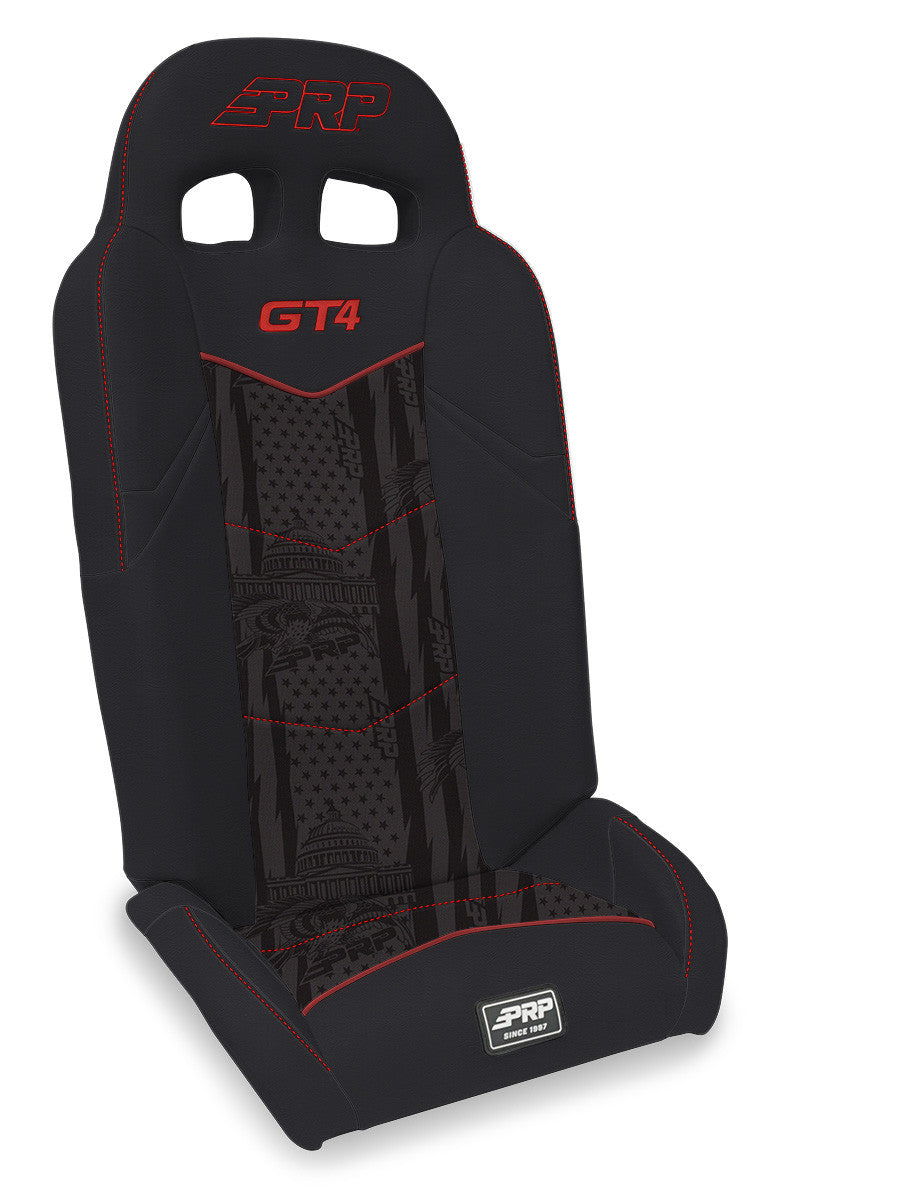 GT4 Fold Flat Rear Suspension Seats for Polaris RZR PRO XP4, PRO R4, Turbo R4 (Pair) - Custom
