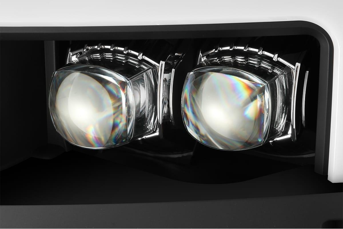 Alpha Rex 15-19 Chevrolet Silverado 2500HD/3500HD NOVA-Series LED Projector Headlights Black G2
