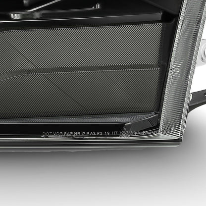 Alpha Rex 09-18 Ram Truck LUXX-Series LED Projector Headlights Alpha-Black