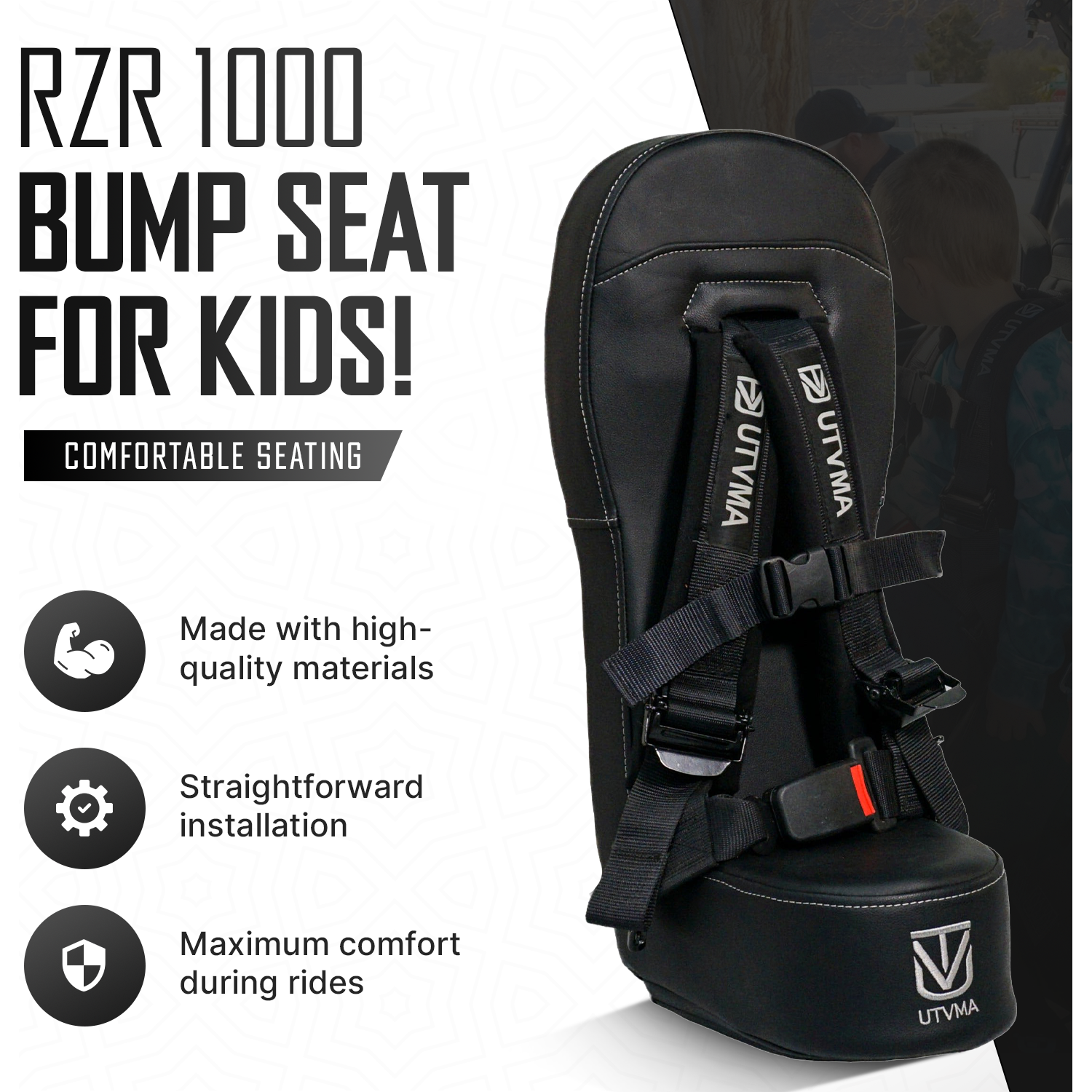 Polaris RZR XP 1000 / Turbo Bump Seat