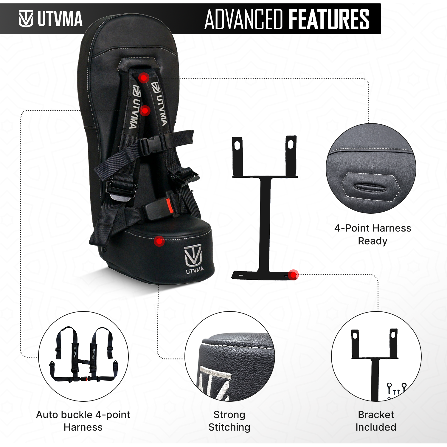 Polaris RZR XP 1000 / Turbo Bump Seat