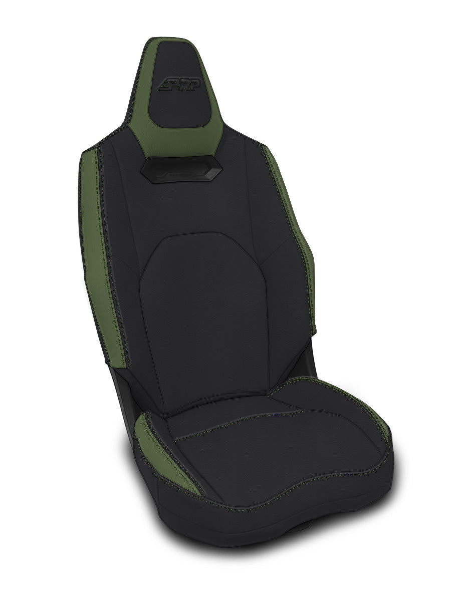 Front Seat Covers for 2025+ Polaris RZR PRO XP, PRO R, PRO S (Pair) - Black and Olive