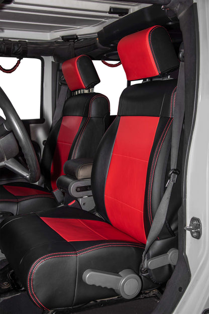 Front Seat Covers for '07–'10 Jeep Wrangler JK, 2 door or 4 door (Pair) - Custom