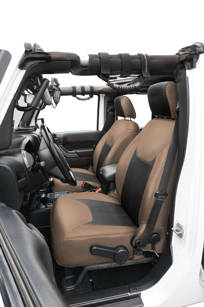 Front Seat Covers for '13–'18 Jeep Wrangler JK, 2 door or 4 door (Pair) - Custom
