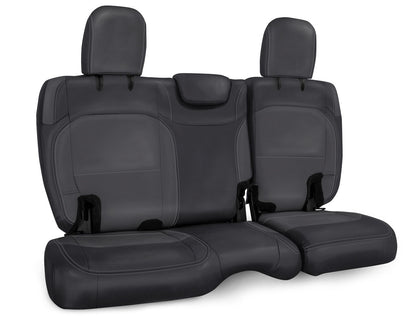Rear Bench Cover for Jeep Wrangler JL, 2 door - Black with Red Stitching