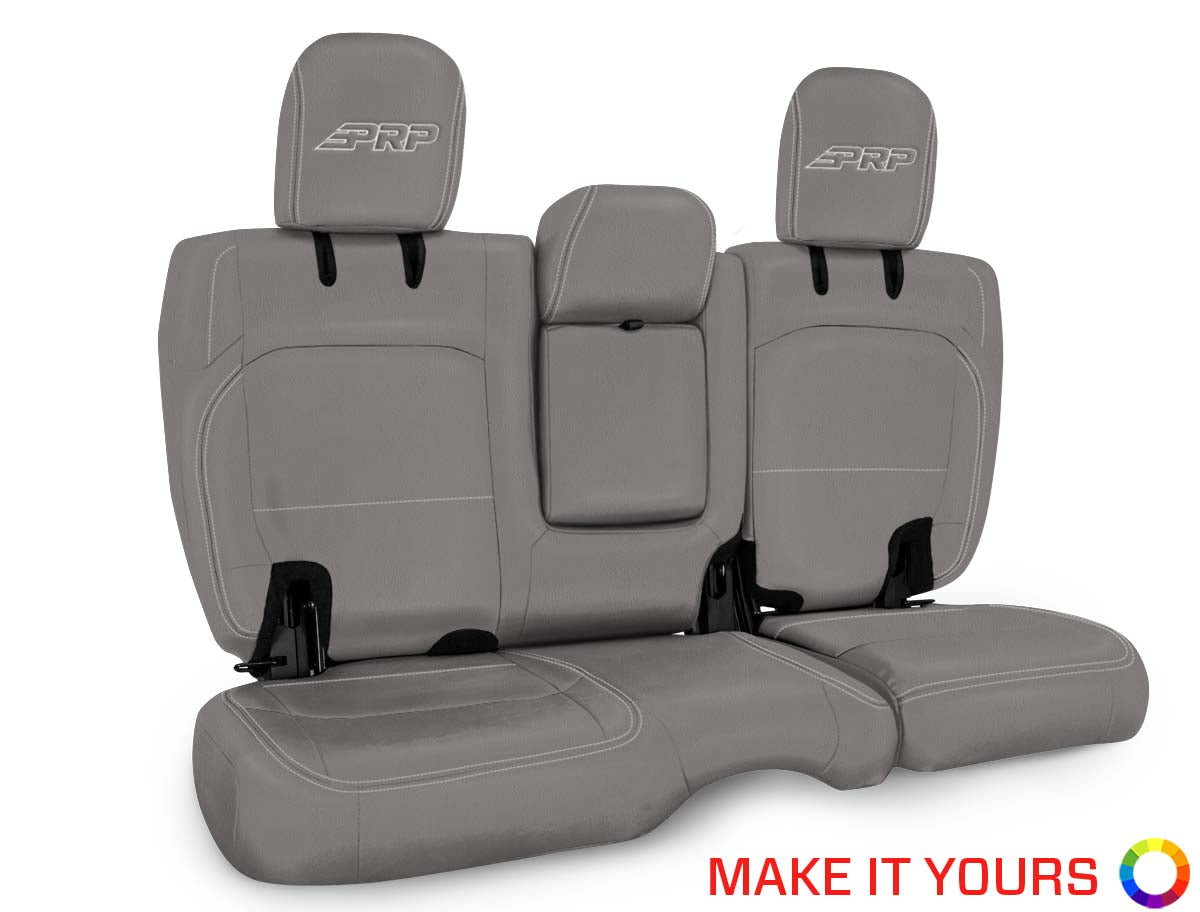 Rear Bench Cover for Jeep Wrangler JLU, 4 door with Armrest - Custom
