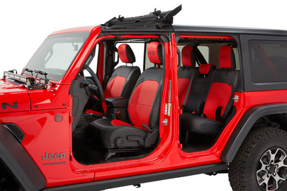 Rear Bench Cover for Jeep Wrangler JLU, 4 door with Armrest - Custom