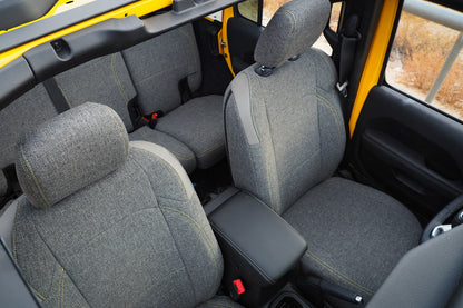 Rear Bench Cover for Jeep Wrangler JLU, 4 door with Armrest - Custom