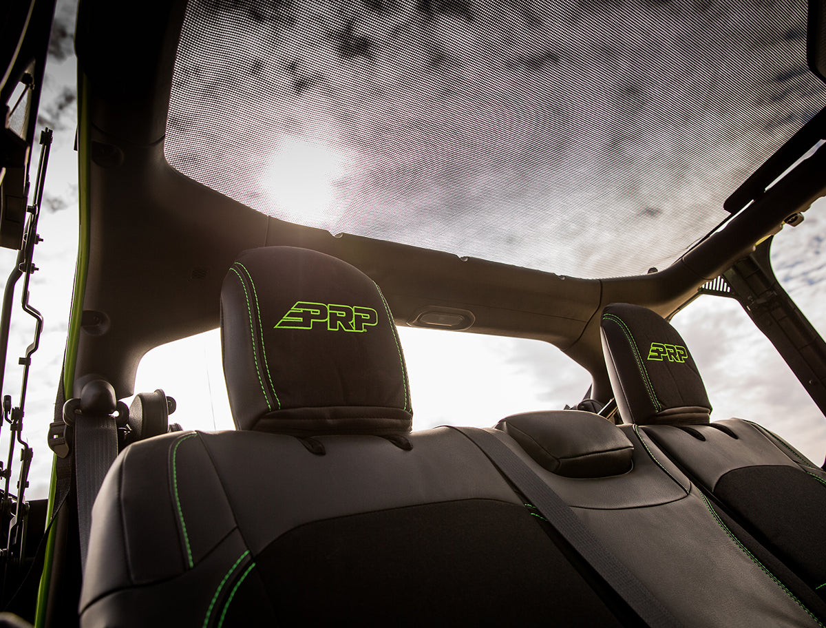 Rear Bench Cover for Jeep Wrangler JLU, 4 door with Armrest - Custom