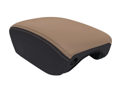 Center Console Cover for 2018+ Jeep Wrangler JL and Jeep Gladiator JT - Black with Red Stitching