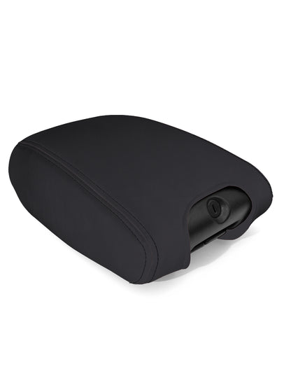 Center Console Cover for '11–'18 Jeep Wrangler JK/JKU - Black with Red Stitching