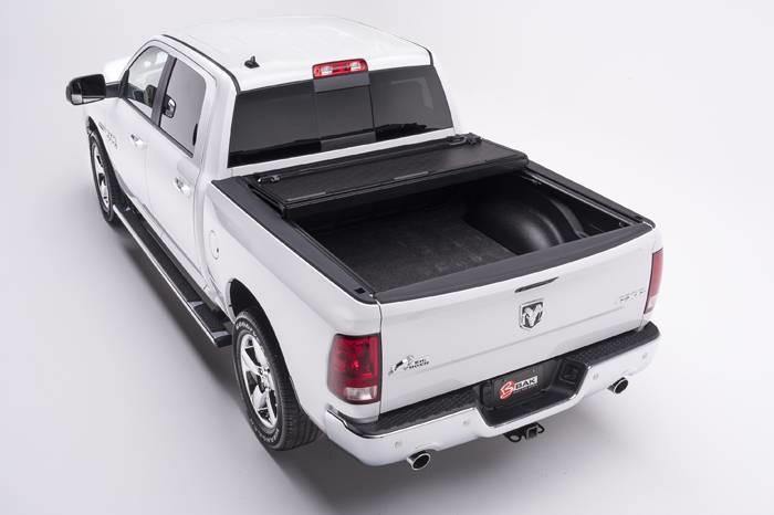 Bak Industries 2009-2017 DODGE RAM 1500 HARD FOLDING TONNEAU COVER (5' 7" BED) | BAKFLIP F1 - 772207RB