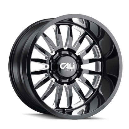 CALI OFF-ROAD CALI OFF-ROAD SUMMIT 9110 GLOSS BLACK MILLED 26X14 6-139.7 -76MM 106MM