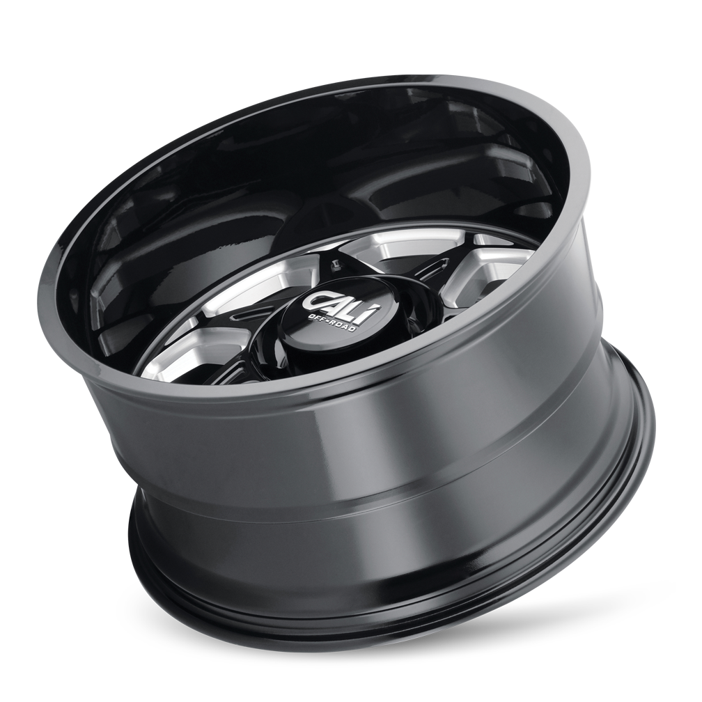 CALI OFF-ROAD CALI OFF-ROAD SEVENFOLD 9111 GLOSS BLACK MILLED 20X12 6-135 -51MM 87.1MM