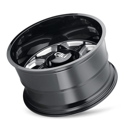 CALI OFF-ROAD CALI OFF-ROAD SEVENFOLD 9111 GLOSS BLACK MILLED 20X12 6-139.7 -51MM 106MM