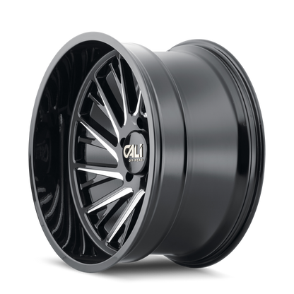 CALI OFF-ROAD CALI OFF-ROAD PURGE 9114 GLOSS BLACK MILLED 20X10 8-170 -25MM 125.2MM