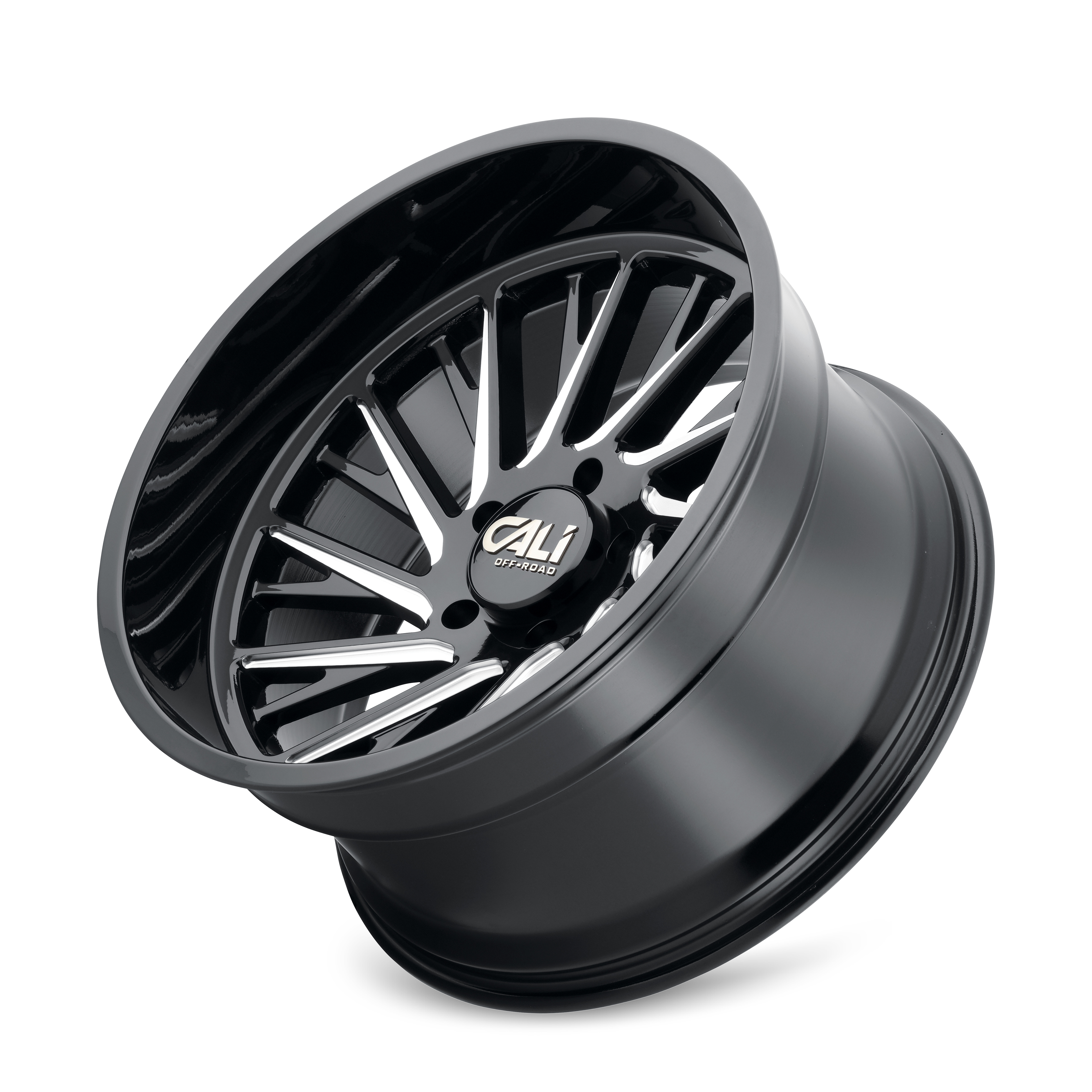 CALI OFF-ROAD CALI OFF-ROAD PURGE 9114 GLOSS BLACK MILLED 20X12 8-165.1 -51MM 125.2MM