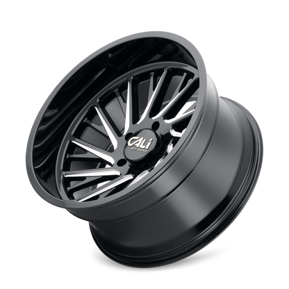 CALI OFF-ROAD CALI OFF-ROAD PURGE 9114 GLOSS BLACK MILLED 22X12 6-135 -51MM 87.1MM