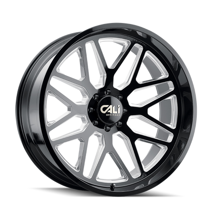 CALI OFF-ROAD CALI OFF-ROAD INVADER 9115 GLOSS BLACK MILLED 24X14 8-165.1 -76MM 125.2MM