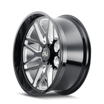 CALI OFF-ROAD CALI OFF-ROAD INVADER 9115 GLOSS BLACK MILLED 26X14 8-170 -76MM 125.2MM