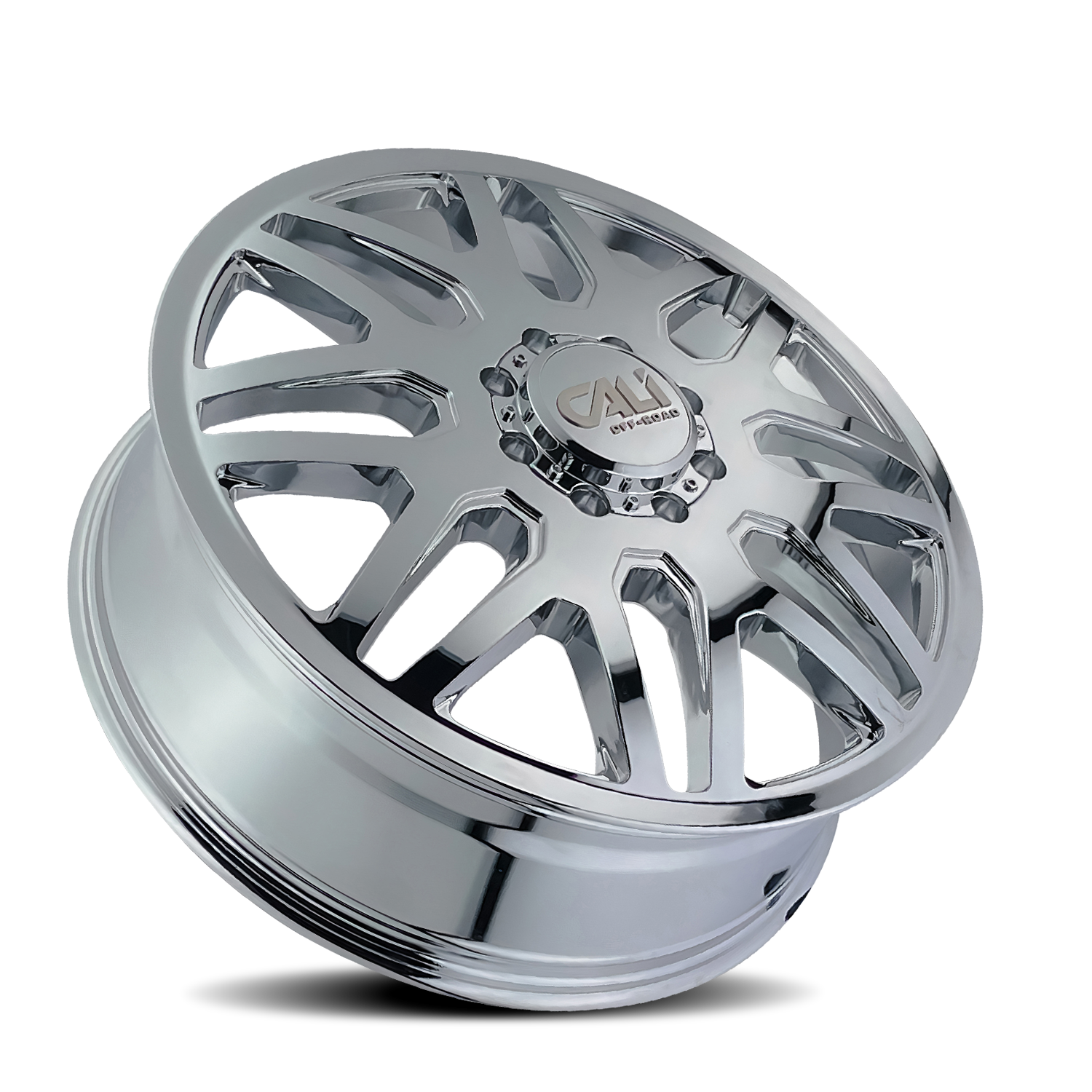CALI OFF-ROAD CALI OFF-ROAD-OFFROAD INVADER DUALLY 9115D CHROME 22X8.25 8-200 115MM 142MM